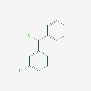 molecular formula C13H10Cl2 B081777 1-chloro-3-[chloro(phenyl)methyl]benzene CAS No. 13391-39-4