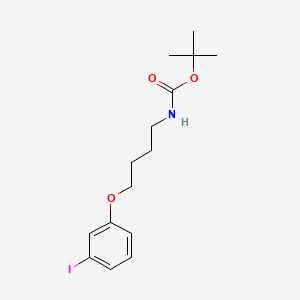 molecular formula C15H22INO3 B8177921 tert-Butyl (4-(3-iodophenoxy)butyl)carbamate 