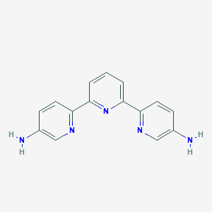 6-[6-(5-Aminopyridin-2-yl)pyridin-2-yl]pyridin-3-amine