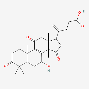 (5alpha,7beta)-7-Hydroxy-4,4,14-trimethyl-3,11,15-trioxo-chola-8,20-dien-24-oic acid