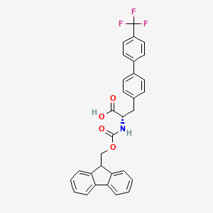 (2S)-2-(9H-fluoren-9-ylmethoxycarbonylamino)-3-[4-[4-(trifluoromethyl)phenyl]phenyl]propanoic acid