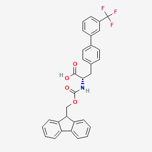 (2S)-2-(9H-fluoren-9-ylmethoxycarbonylamino)-3-[4-[3-(trifluoromethyl)phenyl]phenyl]propanoic acid