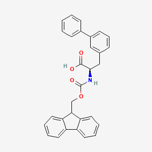 molecular formula C30H25NO4 B8178124 Fmoc-D-Phe(2-phenyl)-OH 