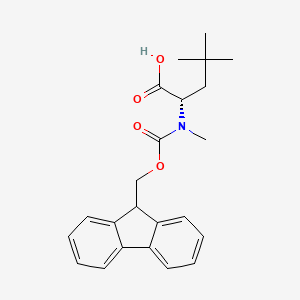(S)-2-((((9H-Fluoren-9-yl)methoxy)carbonyl)(methyl)amino)-4,4-dimethylpentanoic acid