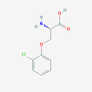 molecular formula C9H10ClNO3 B8178193 O-(2-Chlorophenyl)-L-serine 
