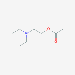 molecular formula C8H17NO2 B081783 2-(Diethylamino)ethyl acetate CAS No. 10369-82-1
