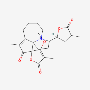 molecular formula C23H29NO6 B8178316 Protostemotinine 