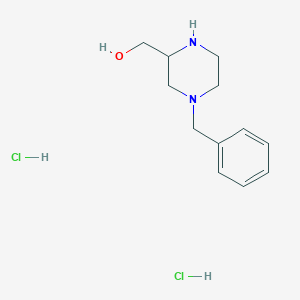 (4-Benzylpiperazin-2-yl)methanol dihydrochloride