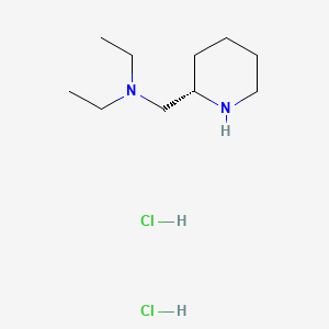 molecular formula C10H24Cl2N2 B8178437 diethyl[(2S)-piperidin-2-ylmethyl]amine dihydrochloride 