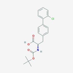 molecular formula C20H22ClNO4 B8178452 N-Boc-4-(2-chlorophenyl)-L-phenylalanine 