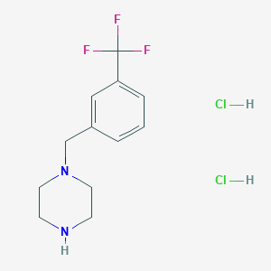 molecular formula C12H17Cl2F3N2 B8178457 1-(3-Trifluoromethylbenzyl)piperazine diHCl 