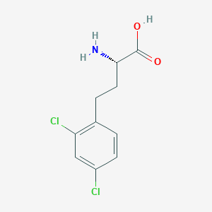 molecular formula C10H11Cl2NO2 B8178465 (S)-2-Amino-4-(2,4-dichloro-phenyl)-butyric acid 