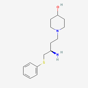 (R)-1-[3-Amino-4-(phenylthio)butyl]piperidin-4-ol