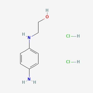 molecular formula C8H14Cl2N2O B8178518 2-(4-Aminoanilino)ethanol;dihydrochloride 