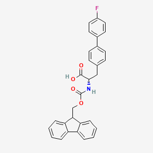 molecular formula C30H24FNO4 B8178525 Fmoc-4-(4-fluorophenyl)-L-phenylalanine 