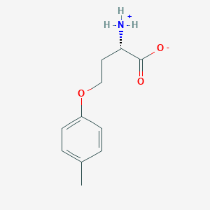 molecular formula C11H15NO3 B8178671 (2S)-2-azaniumyl-4-(4-methylphenoxy)butanoate 