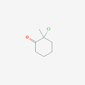 molecular formula C7H11ClO B081787 2-氯-2-甲基环己酮 CAS No. 10409-46-8
