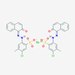 molecular formula C34H24BaCl2N4O8S2 B081788 Brilliant Red CAS No. 12238-39-0