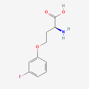molecular formula C10H12FNO3 B8179023 O-(3-Fluorophenyl)-L-homoserine 