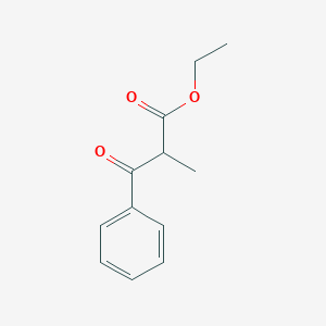 molecular formula C12H14O3 B081791 Ethyl 2-methyl-3-oxo-3-phenylpropanoate CAS No. 10488-87-6