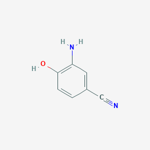 molecular formula C7H6N2O B081792 3-Amino-4-hydroxybenzonitrile CAS No. 14543-43-2
