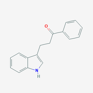 molecular formula C17H15NO B081797 2-(3-Indolyl)ethylphenyl ketone CAS No. 13993-17-4