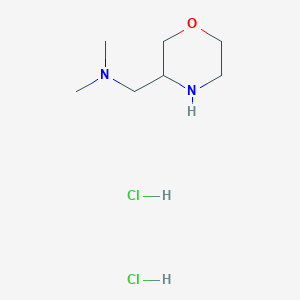 molecular formula C7H18Cl2N2O B8179721 N,N-Dimethyl-3-morpholinemethanamine 2HCl 