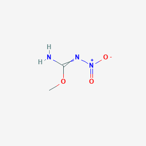 molecular formula C2H5N3O3 B8179959 methyl N'-nitrocarbamimidate 