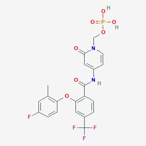 molecular formula C21H17F4N2O7P B8179964 VX-150 