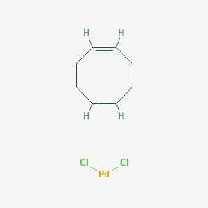 molecular formula C8H12Cl2Pd B081803 Dichloro(1,5-cyclooctadiene)palladium(II) CAS No. 12107-56-1