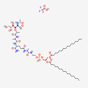 molecular formula C61H110F3N6O21P B8180433 Mifamurtide TFA 