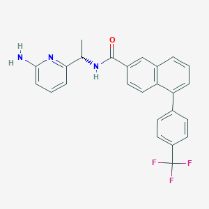 molecular formula C25H20F3N3O B8180545 VT107 