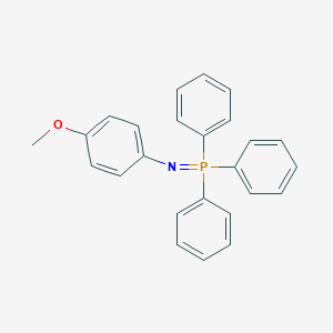 molecular formula C25H22NOP B081807 Benzenamine, 4-methoxy-N-(triphenylphosphoranylidene)- CAS No. 14796-89-5