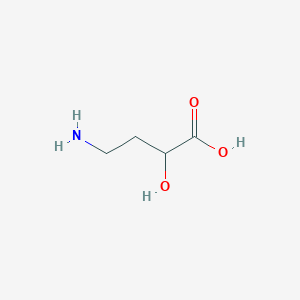 molecular formula C4H9NO3 B081808 4-氨基-2-羟基丁酸 CAS No. 13477-53-7