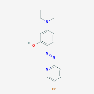 molecular formula C15H17BrN4O B081810 2-(5-Bromo-2-pyridylazo)-5-(diethylamino)phenol CAS No. 14337-53-2