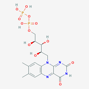 molecular formula C17H22N4O12P2 B081812 Riboflavin 5'-pyrophosphate CAS No. 14985-41-2