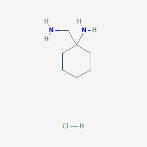 molecular formula C7H17ClN2 B8181728 1-AMINOMETHYL-CYCLOHEXYLAMINE DIHYDROCHLORIDE 
