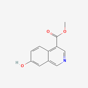 molecular formula C11H9NO3 B8181980 Methyl 7-hydroxyisoquinoline-4-carboxylate 