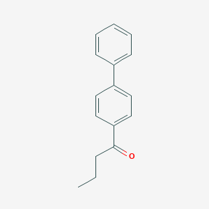 molecular formula C16H16O B081824 4-Butyrylbiphenyl CAS No. 13211-01-3