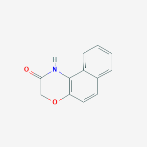 molecular formula C12H9NO2 B081833 1h-Naphth[2,1-b][1,4]oxazin-2(3h)-one CAS No. 14847-35-9