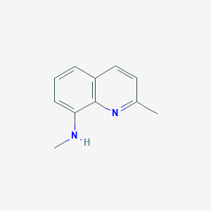 molecular formula C11H12N2 B8183763 N,2-Dimethyl-8-quinolinamine 