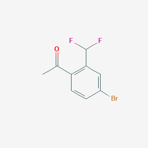 molecular formula C9H7BrF2O B8183856 MFCD34474613 