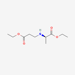 molecular formula C10H19NO4 B8184083 (R)-2-(2-Ethoxycarbonyl-ethylamino)-propionic acid ethyl ester 