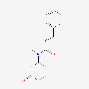molecular formula C15H19NO3 B8184131 Methyl-(3-oxo-cyclohexyl)-carbamic acid benzyl ester 