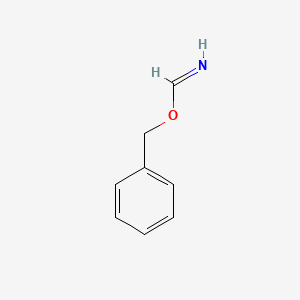 molecular formula C8H9NO B8184221 formimidic acid benzyl ester 
