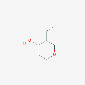 molecular formula C7H14O2 B8184365 3-Ethyl-tetrahydro-pyran-4-ol 