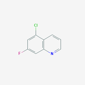 molecular formula C9H5ClFN B8184456 5-Chloro-7-fluoroquinoline 
