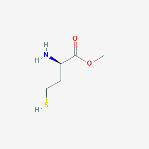 molecular formula C5H11NO2S B8184538 methyl (2R)-2-amino-4-sulfanylbutanoate 