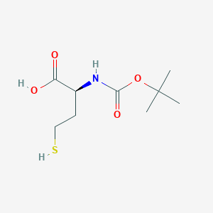molecular formula C9H17NO4S B8184544 N-(tert-Butoxycarbonyl)-L-homocysteine 