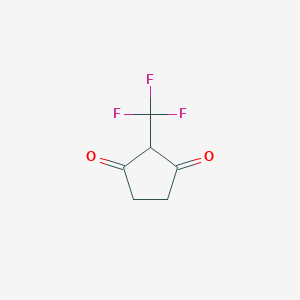 molecular formula C6H5F3O2 B8184580 2-Trifluoromethyl-1,3-cyclopentanedione CAS No. 89049-67-2